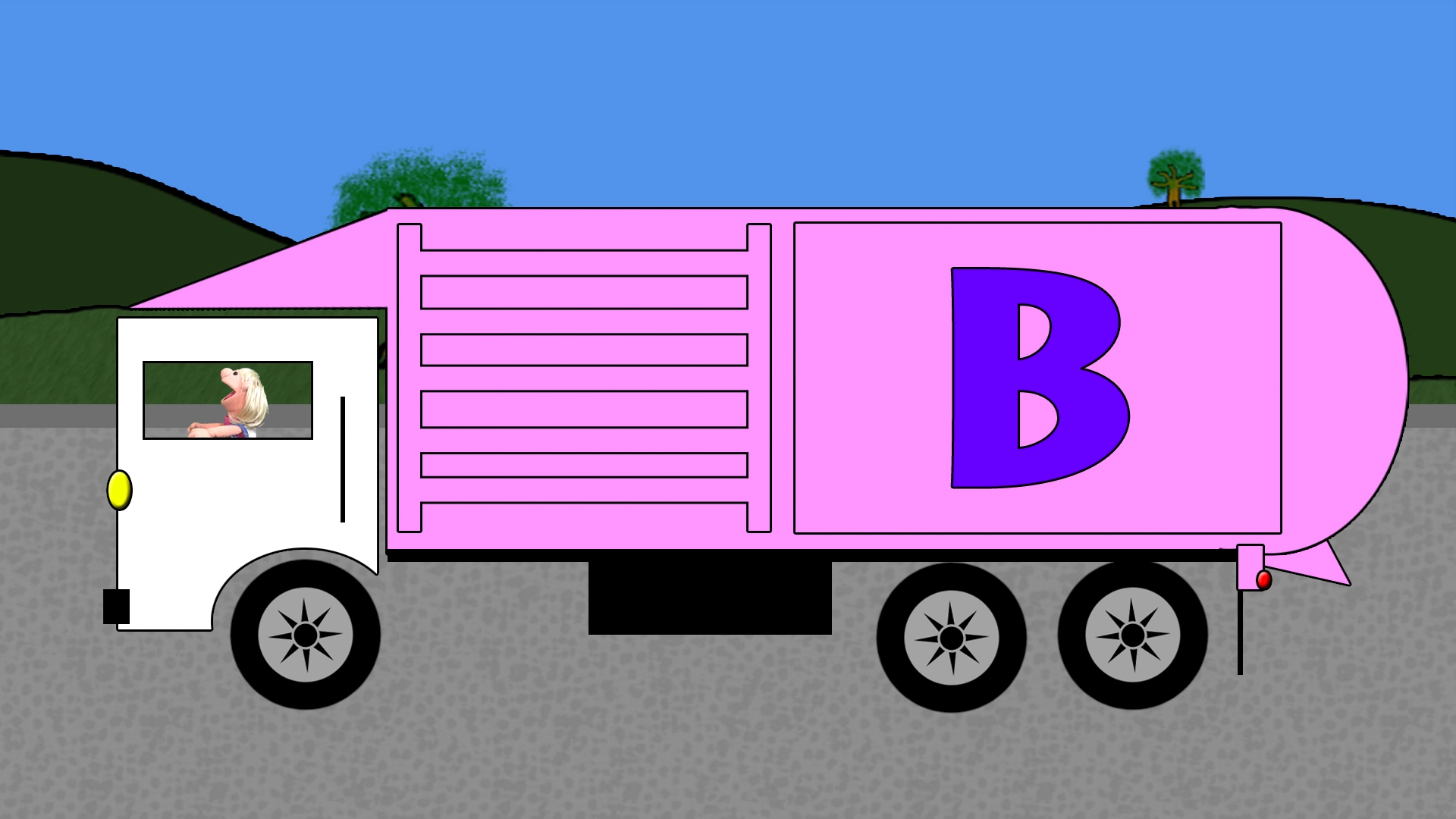 Alphabet Garbage Truck
