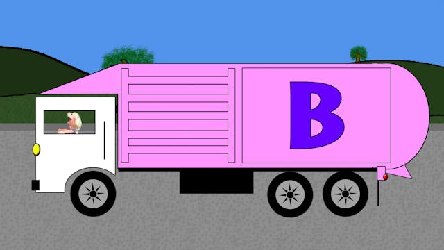 Alphabet Garbage Truck