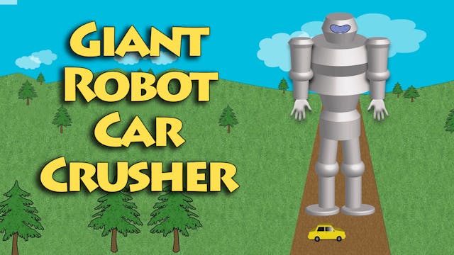 Giant Robot Car Crusher