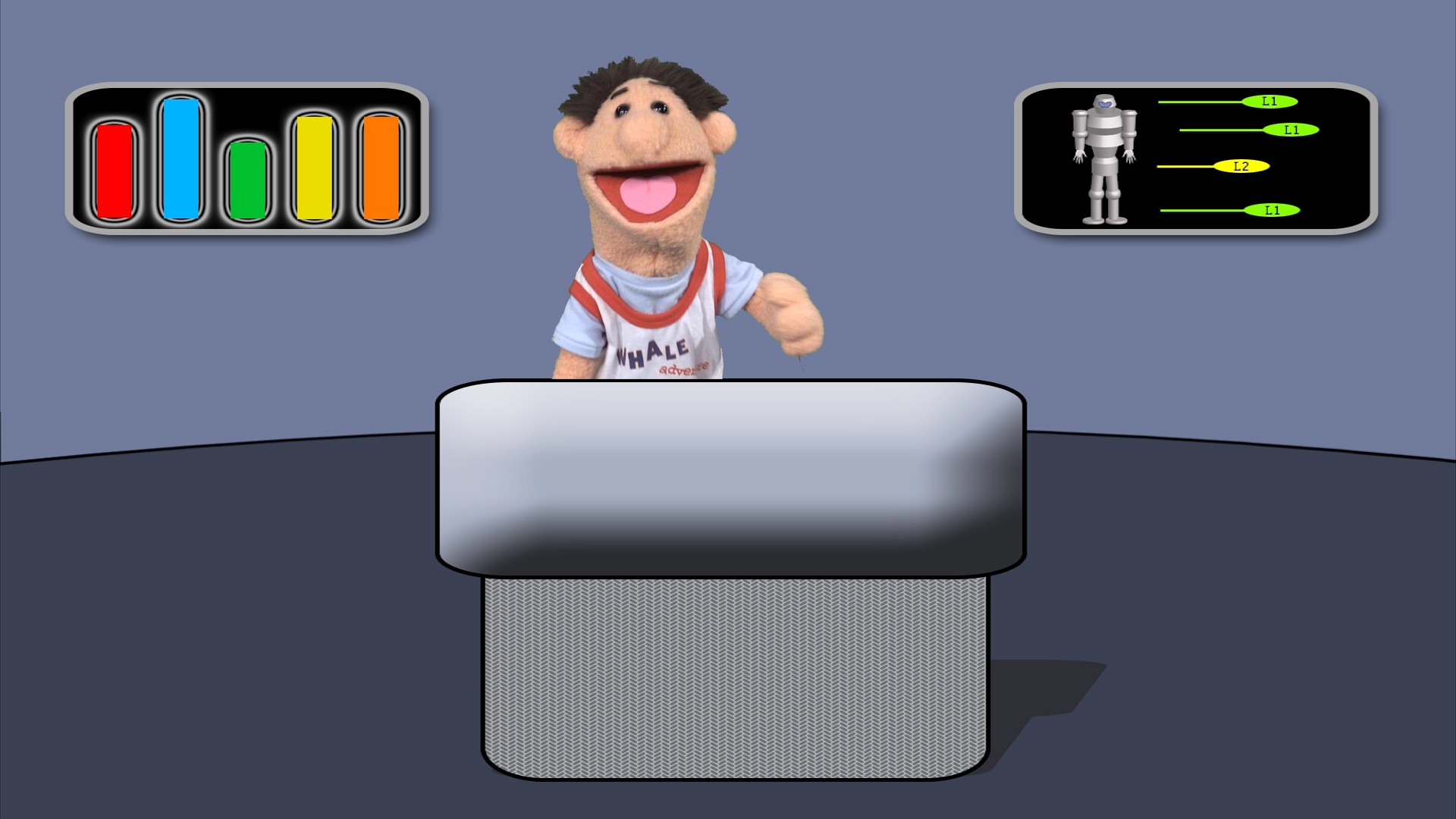 Giant Robot Car Crusher Trailer