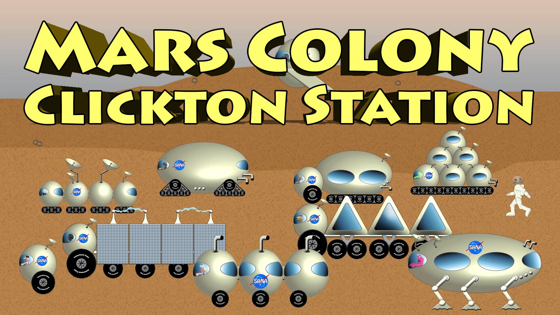 Mars Colony Clickton Station