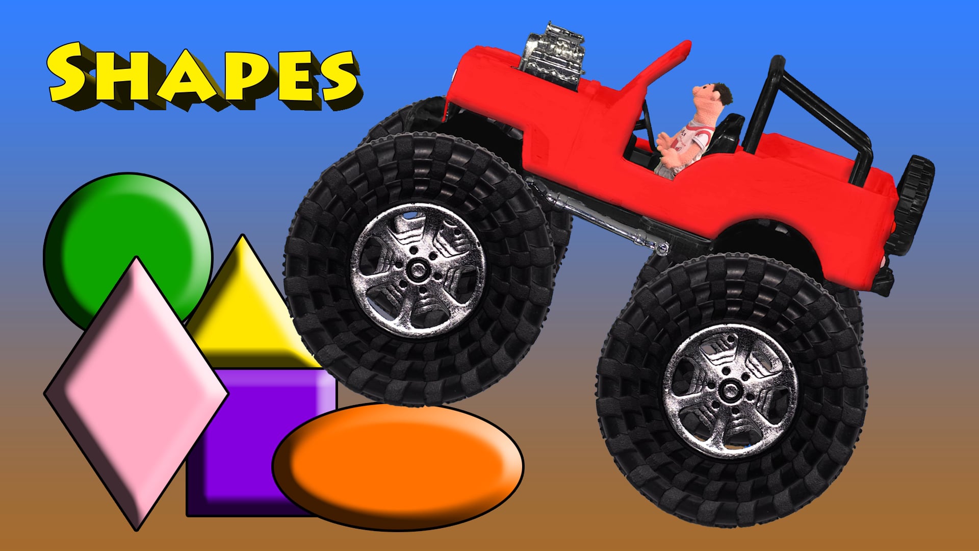 Monster Truck Shape Race