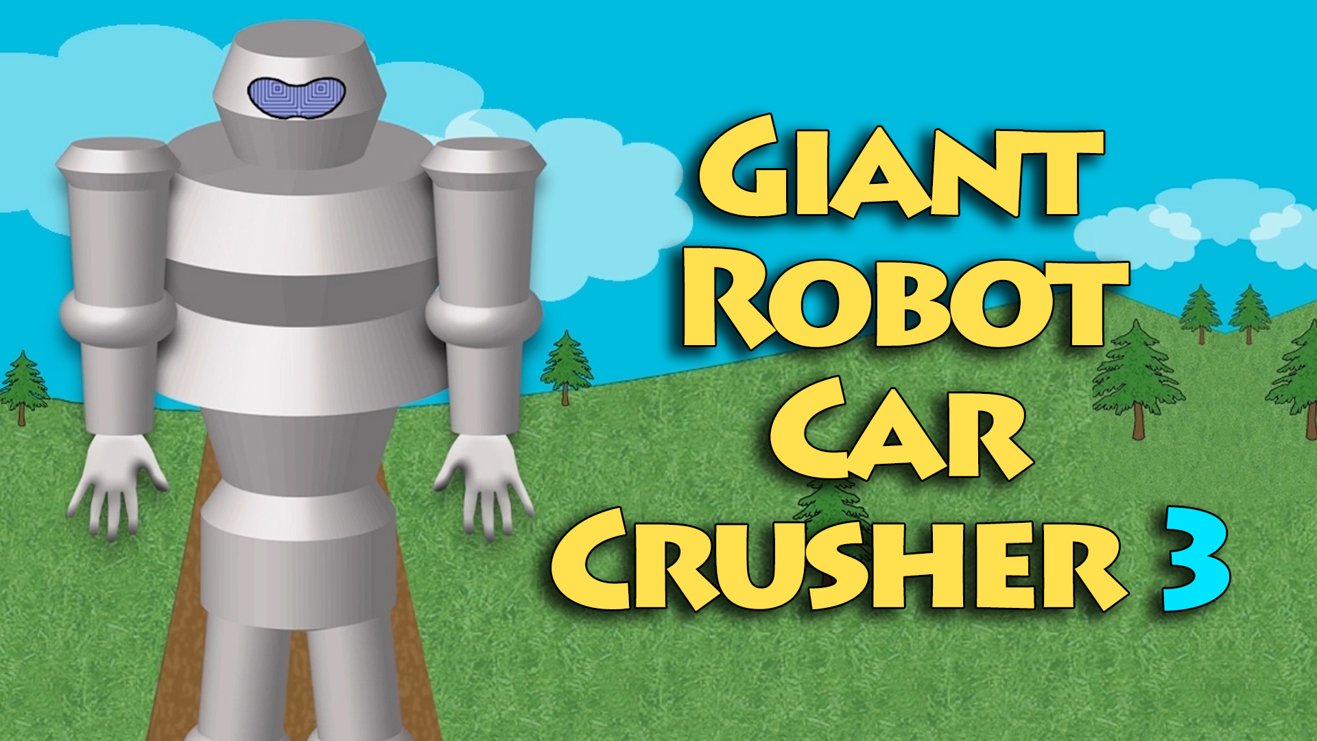 Giant Robot Car Crusher 3