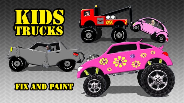 Kids Trucks Fix and Paint