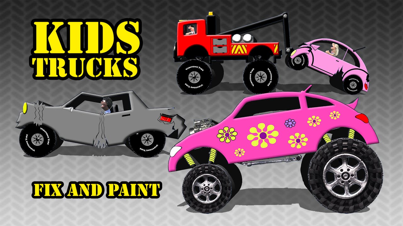 Kids Trucks Fix and Paint