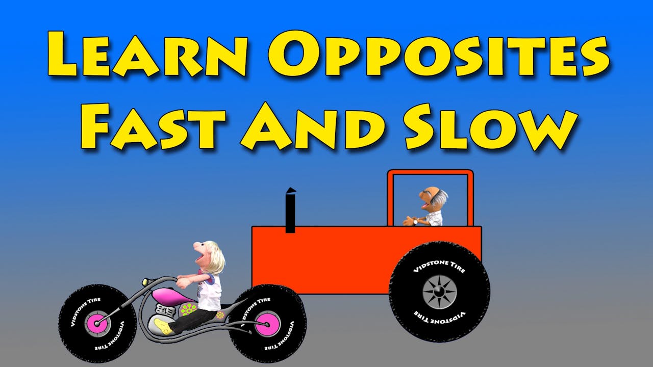 Opposites Slow And Fast Free Games online for kids in Pre-K by RBT Shay