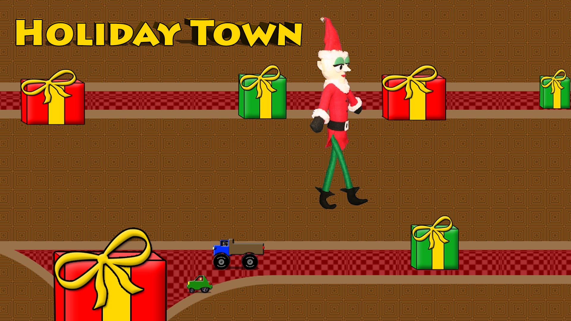 Smelf the Elf in Holiday Town