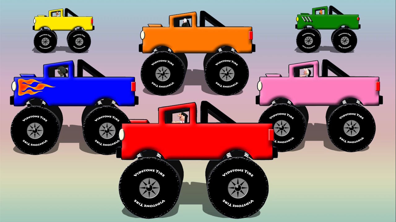Transporter 60 Truck - Mit 4 Spielzeugautos
