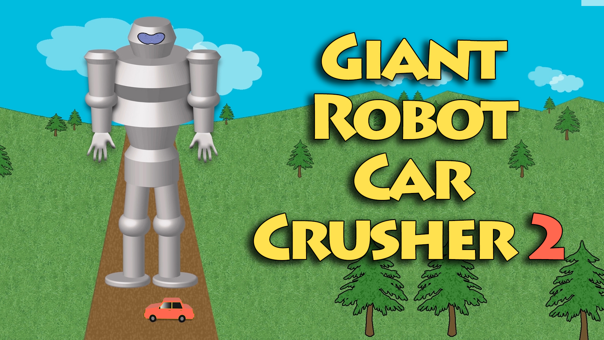 Giant Robot Car Crusher 2