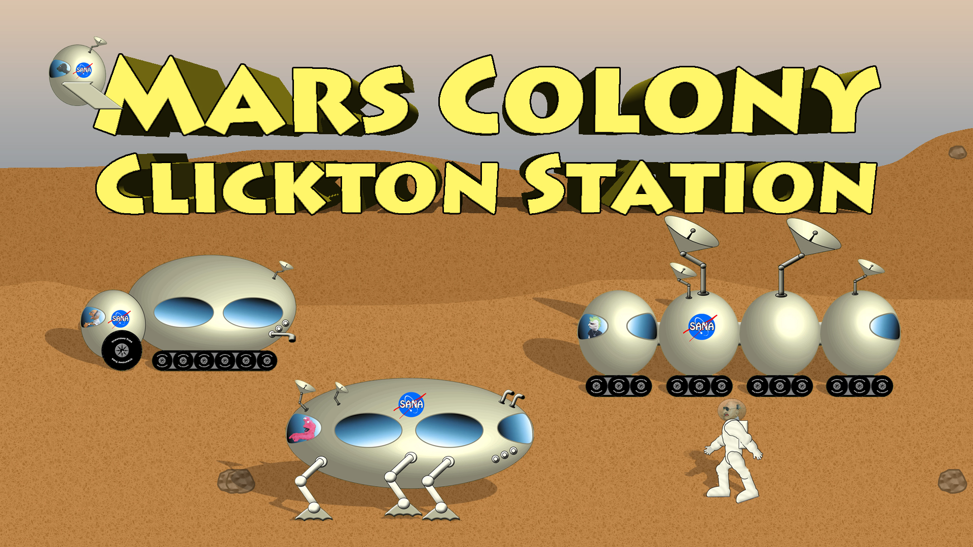 Mars Colony Clickton Station Trailer