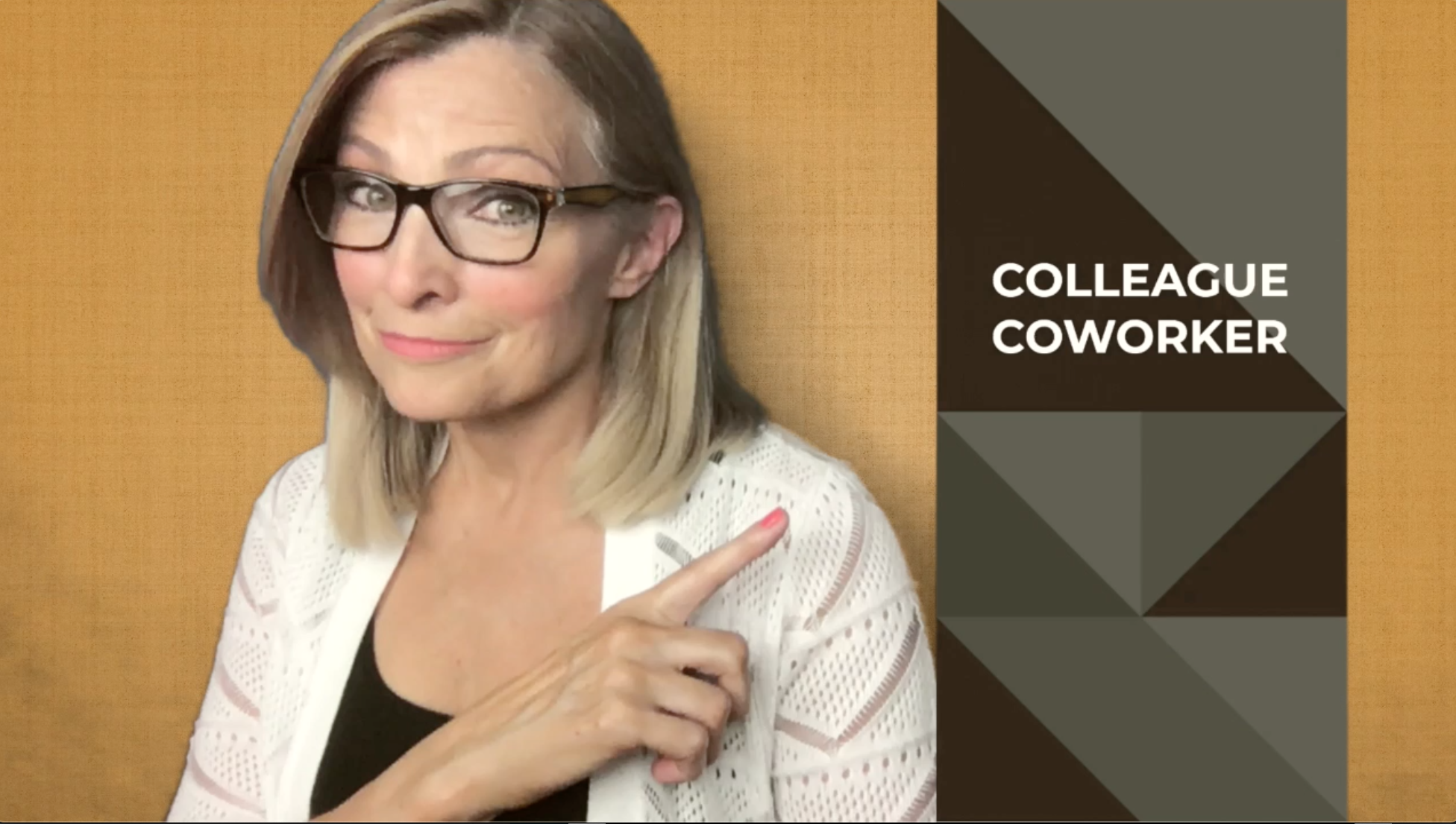 Colleague and coworker