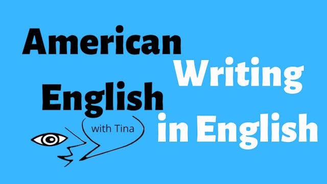 WRITING IN ENGLISH