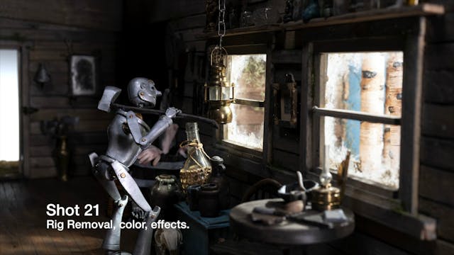 The Tin Woods - Animating Shot 21