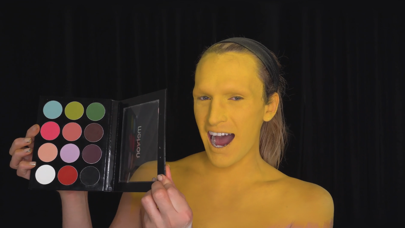 Masterworks 006 Neon Skin & Freckles III-- Splatter Paint