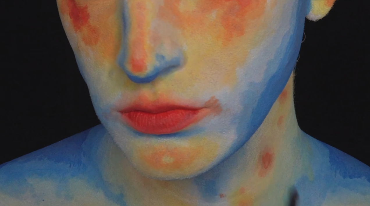 Masterworks 023 Watercolor Makeup: Orange and Red Layers