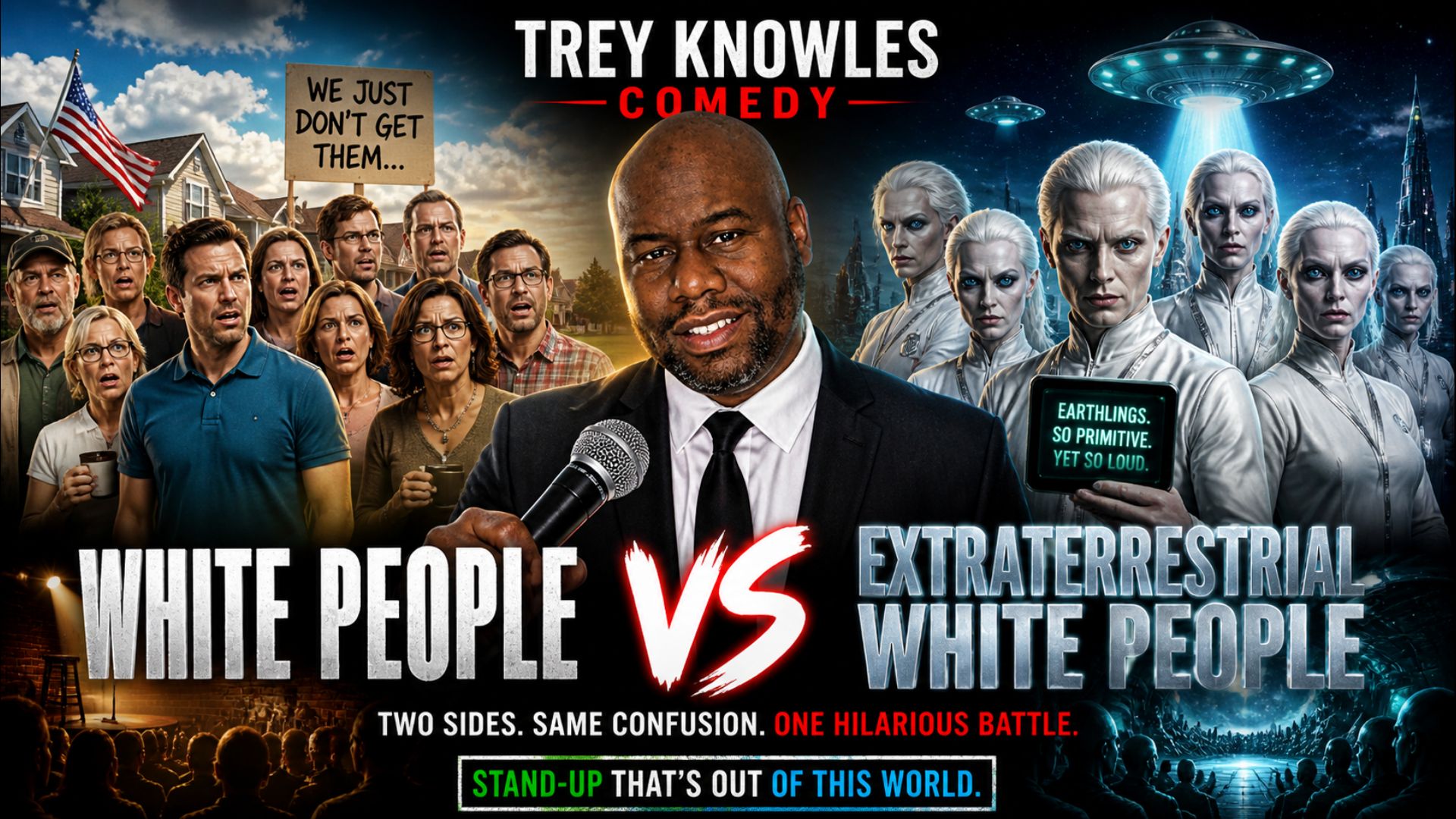 White People Vs Extraterrestrial White People