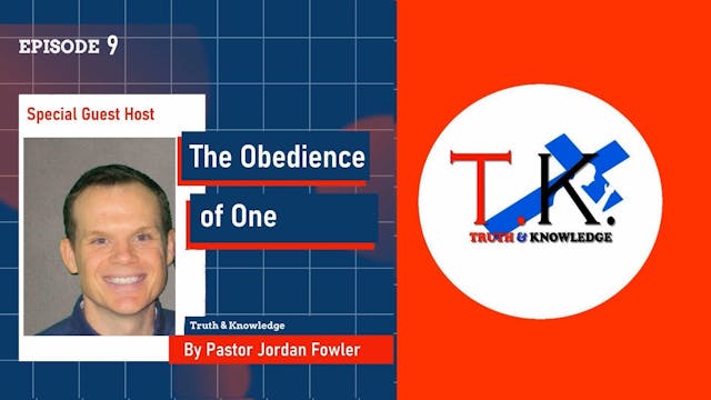 The Obedience of One  | Pastor Jordan...