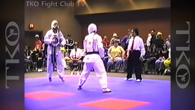 1999 N.A. Tournament - Fight 9 - Thackery (USA) Vs DeRosa (USA)