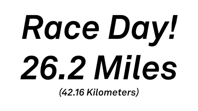 26.2 Miles