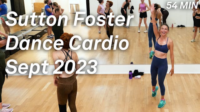 Sutton Foster Dance Cardio Sept '23
