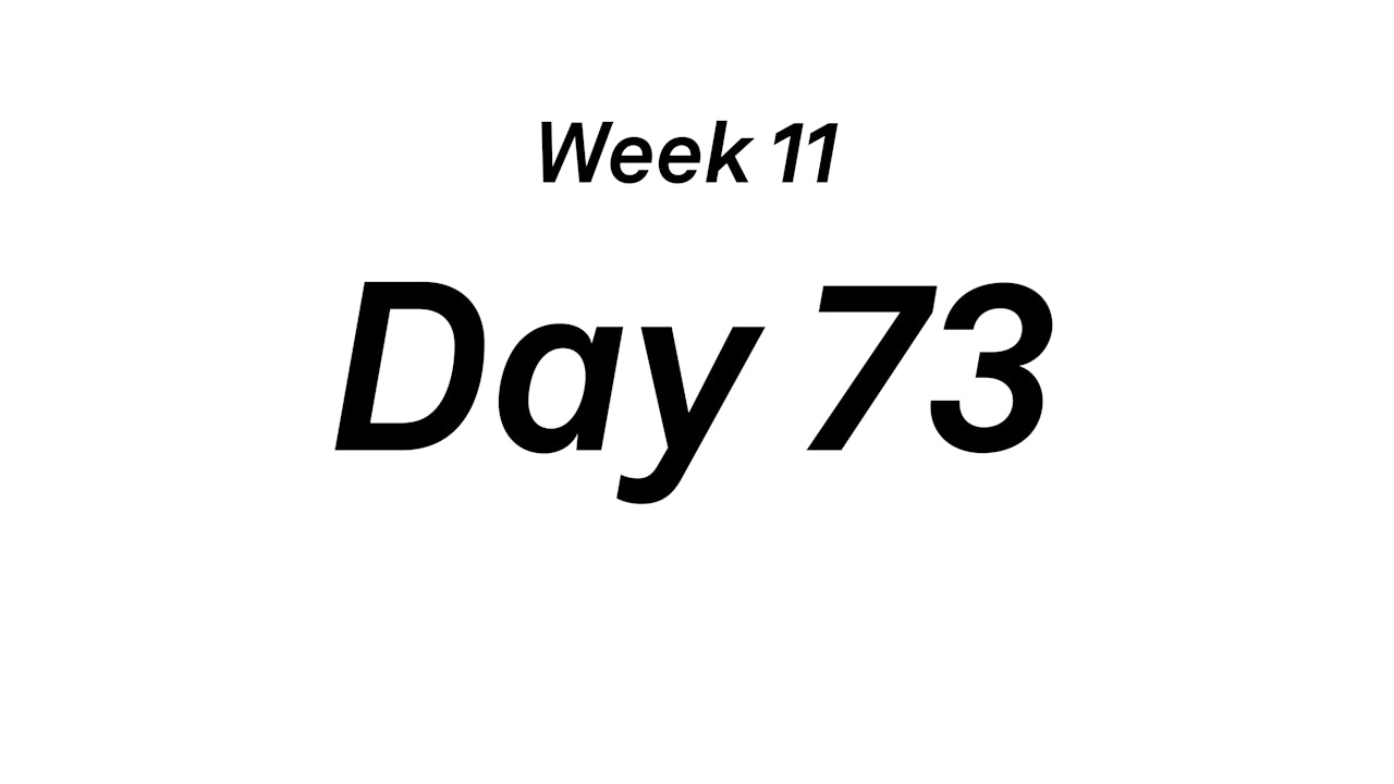 Day 73