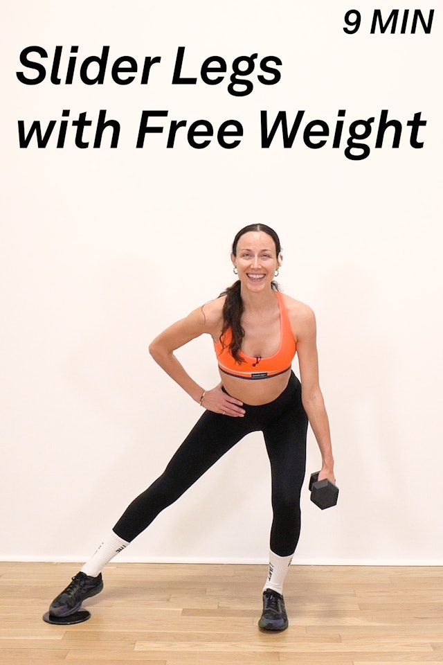 9 Minute Slider Legs with Free Weight