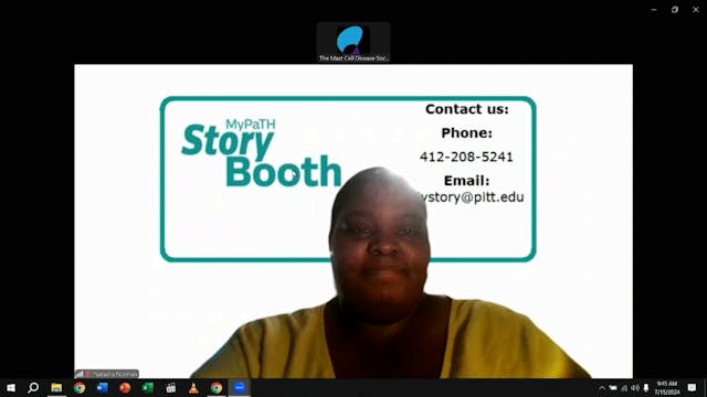 Share your Patient Journey at the MyPath Story Booth  coordinated by the University of Pittsburgh 1