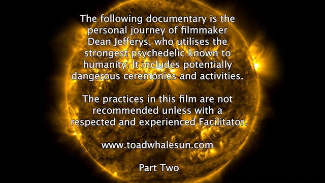 Part 2. The Toad the Whale and the Sun. 1 hr