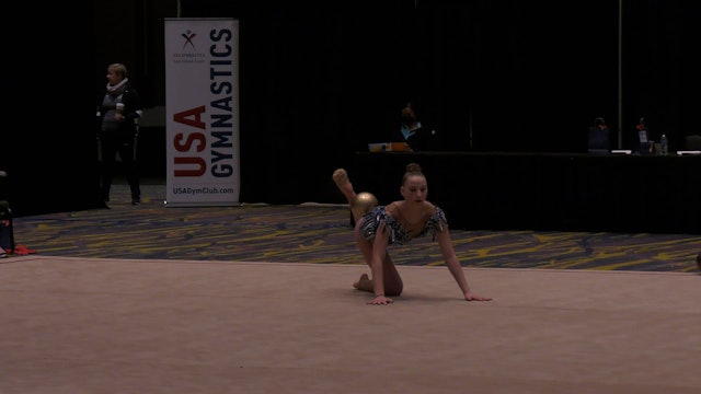 Julia Kitter - Ball - 2022 Rhythmic Invitational - Junior 2008