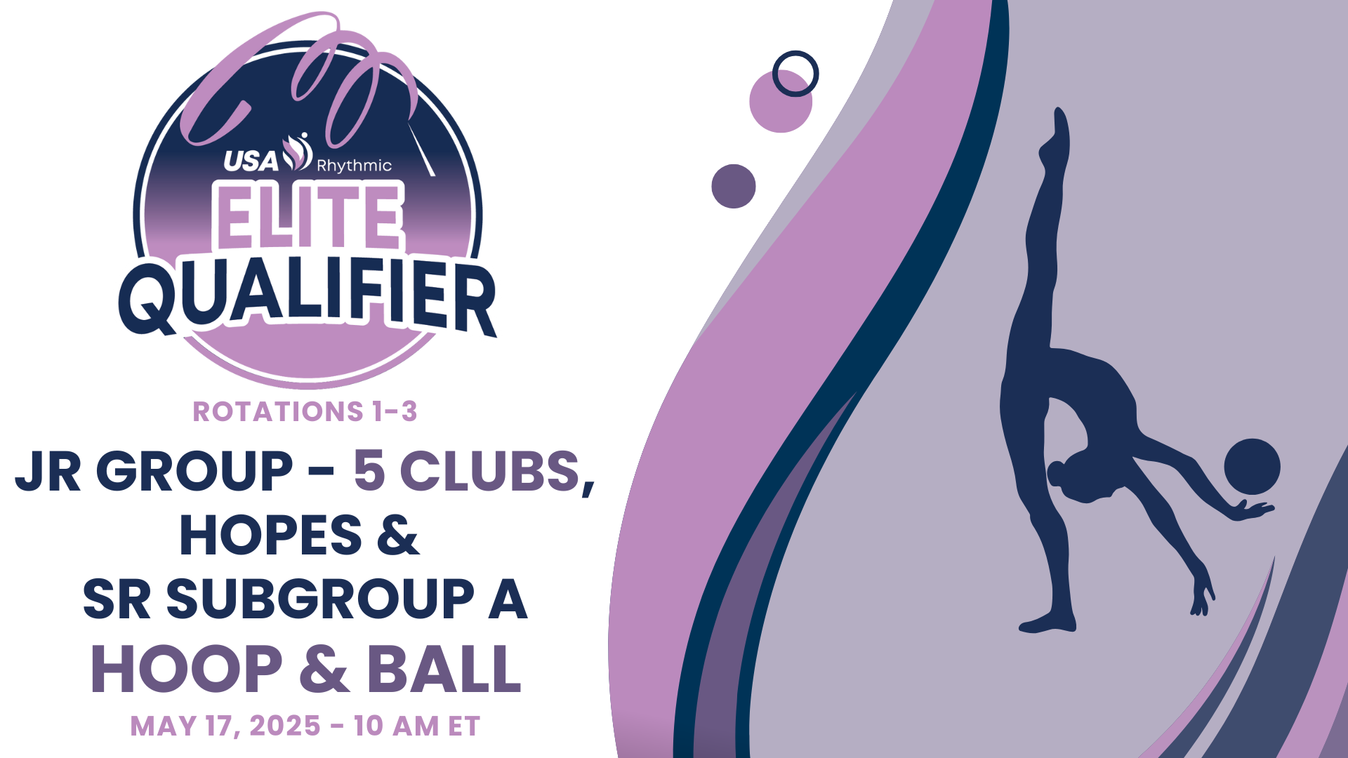 Rotations 1-3 - Jr Grps, Hopes, & Sr Subg A - Hoop & Ball - 2025 Elite Qualifier