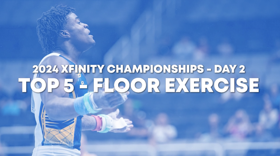Top 5 Routines - Floor Ex. - Senior Men Day 2 - 2024 Xfinity US Championships