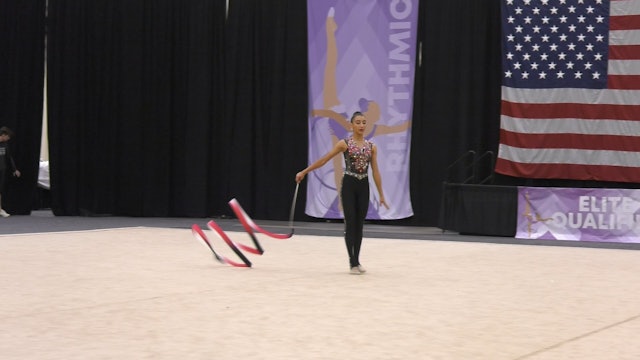 Angelina Harutyunyan - Ribbon - 2022 Elite Qualifier - Junior 2007 Sub. 1