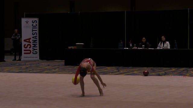 Sophia Zyman - Ball - 2022 Rhythmic I...