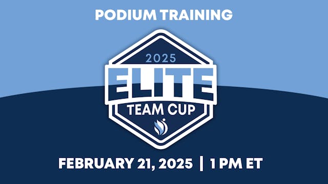 2025 Elite Team Cup Podium Training