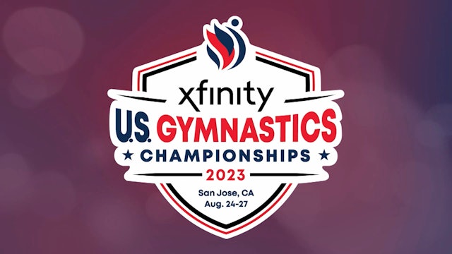 2023 Xfinity U.S Championships - Senior Men Day 1 - Videoboard