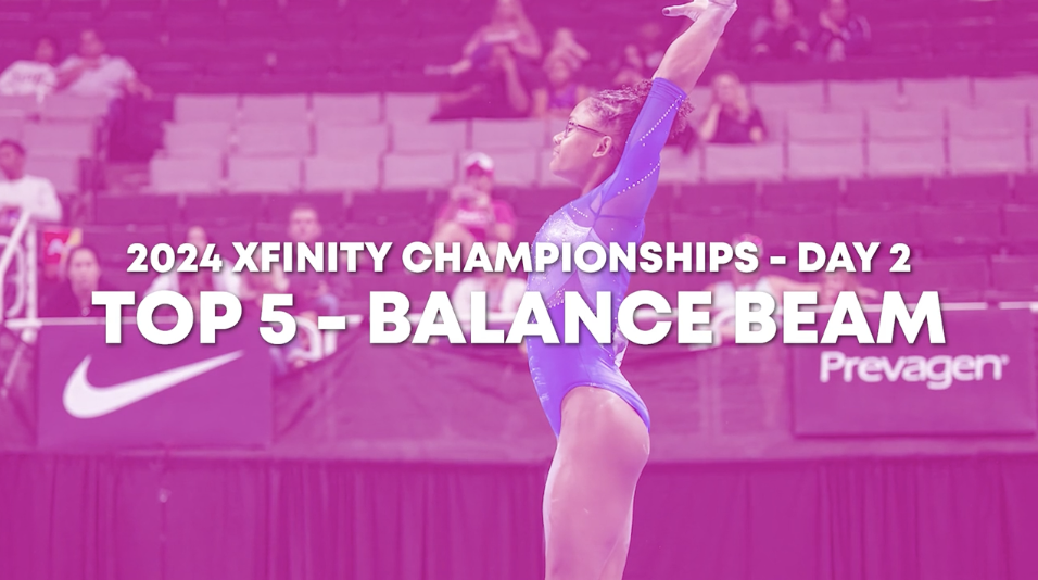 Top 5 Routines - Balance Beam - Junior Women Day 2 - 2024 Xfinity US Champs
