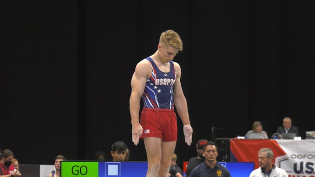 Shane Wiskus  - Floor Exercise - 2022 OOFOS Championships - Sr Men Day 2