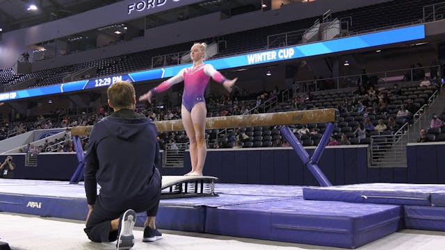 Avery King - Balance Beam - 2022 Wint...