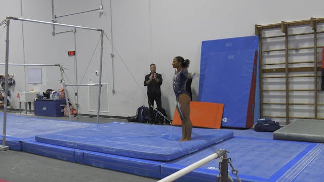 Jordan Chiles - Uneven Bars - 2022 Wo...