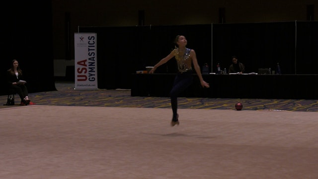 Emma Bukatar - Ball - 2022 Rhythmic Invitational - Junior 2008