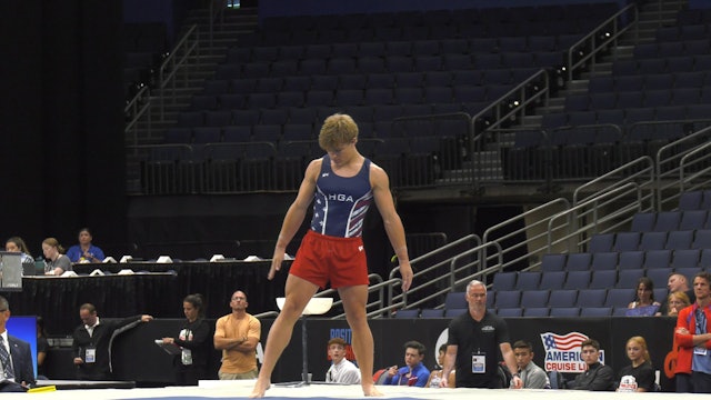 Cash Johnston - Floor Exercise - 2022 OOFOS U.S. Gymnastics Championships -Day 1