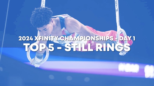 Top 5 Routines - Still Rings - Junior Men Day 1 - 2024 Xfinity US Championships
