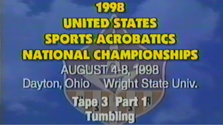 Tumbling - Part 1 - 1998 U.S.S.A. Championships