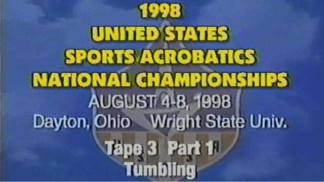 Tumbling - Part 1 - 1998 U.S.S.A. Championships