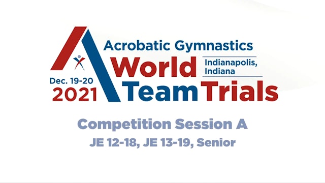 2021 Acrobatic Gymnastics World Team Trials - Session A