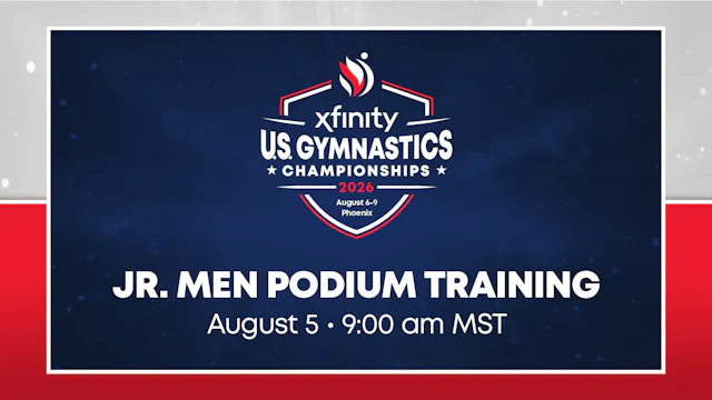 Jr. Men Podium Training - 2026 Xfinity U.S. Championships