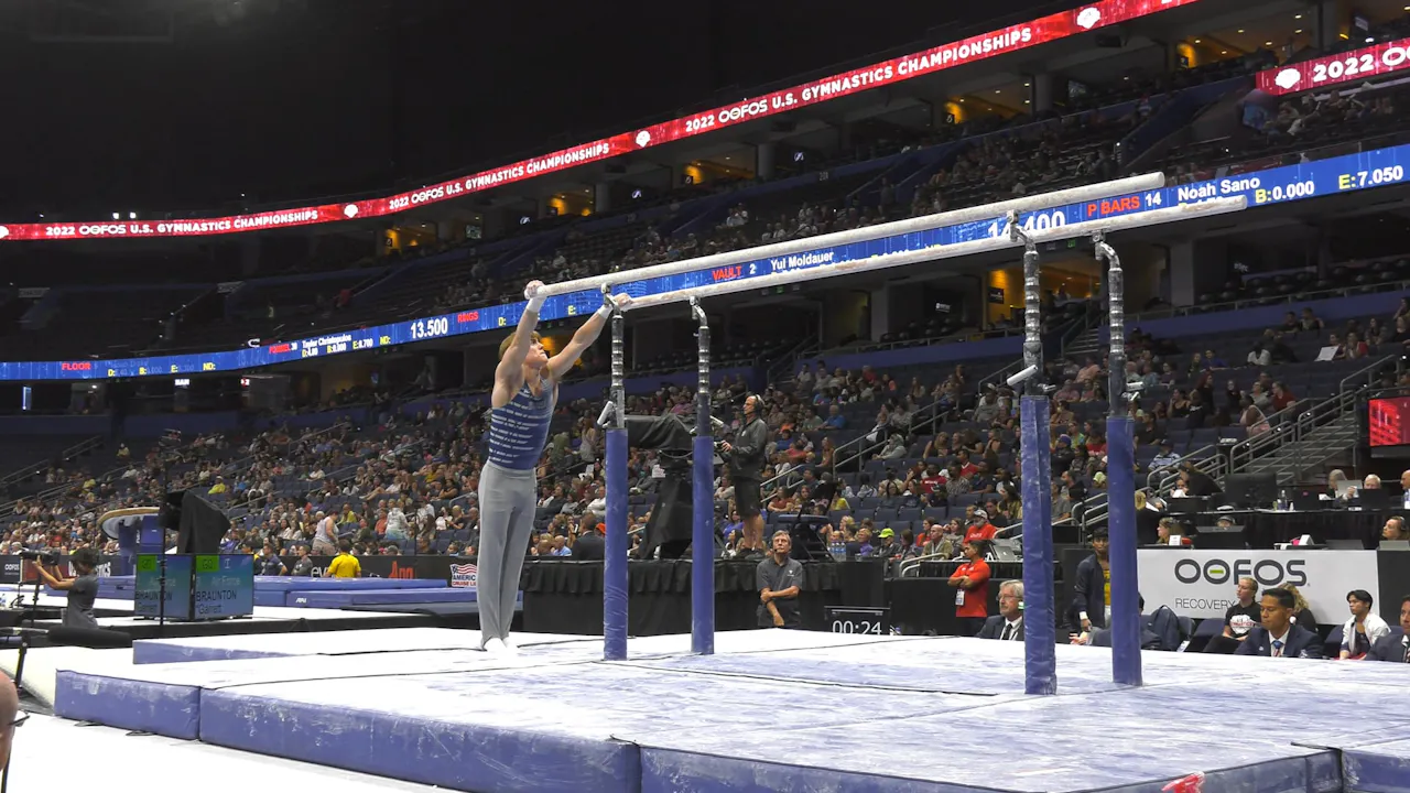 Cole Partridge - Parallel Bars - 2022 OOFOS Championships - Sr Men Day ...