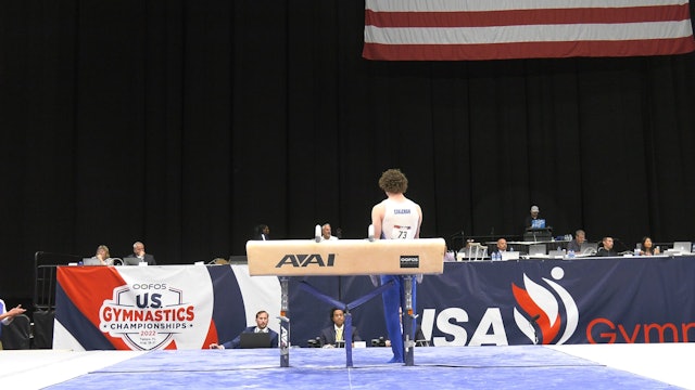 Carson Eshleman - Pommel Horse - 2022 OOFOS Championships - Jr Men Day 2