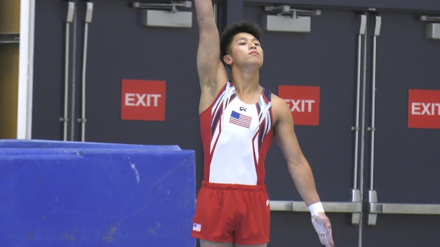 Yul Moldauer - Floor Exercise - 2022 Men's World Team Selection Camp - Day 1