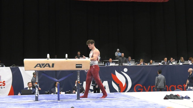 Taylor Burkhart - Pommel Horse - 2022 OOFOS Championships - Sr Men Day 2